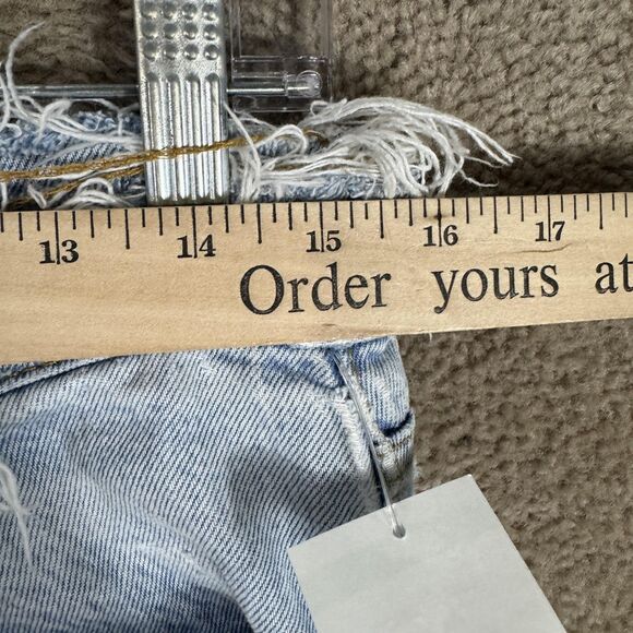 Reformation Jeans Womens 26 Casey Relaxed Mid Rise Straight Button Fly Denim - Picture 6 of 15